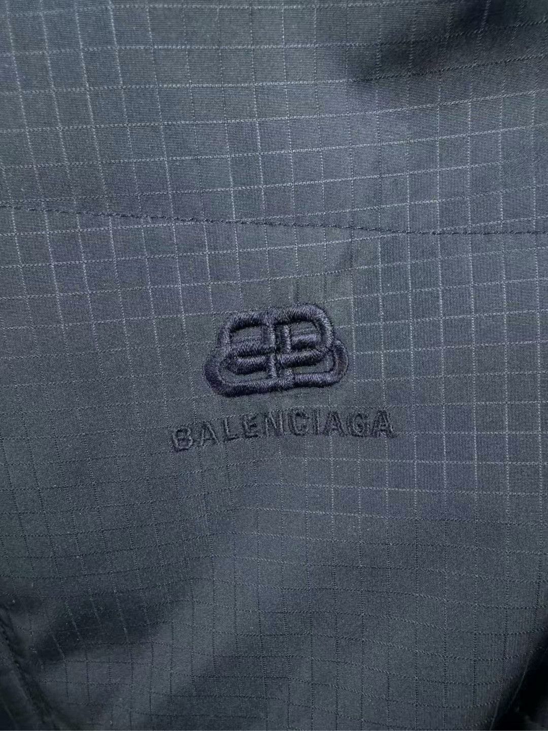 Balenciaga Balenciaga Logo Cotton Jacket with Clasp Size US L / EU 52-54 / 3 - 3 Thumbnail