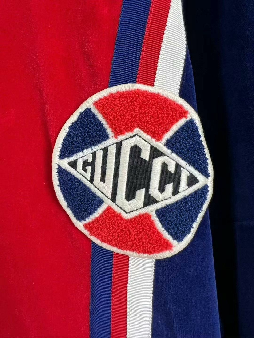 Gucci gucci red blue embroidered jacket XL size Size US XL / EU 56 / 4 - 3 Thumbnail