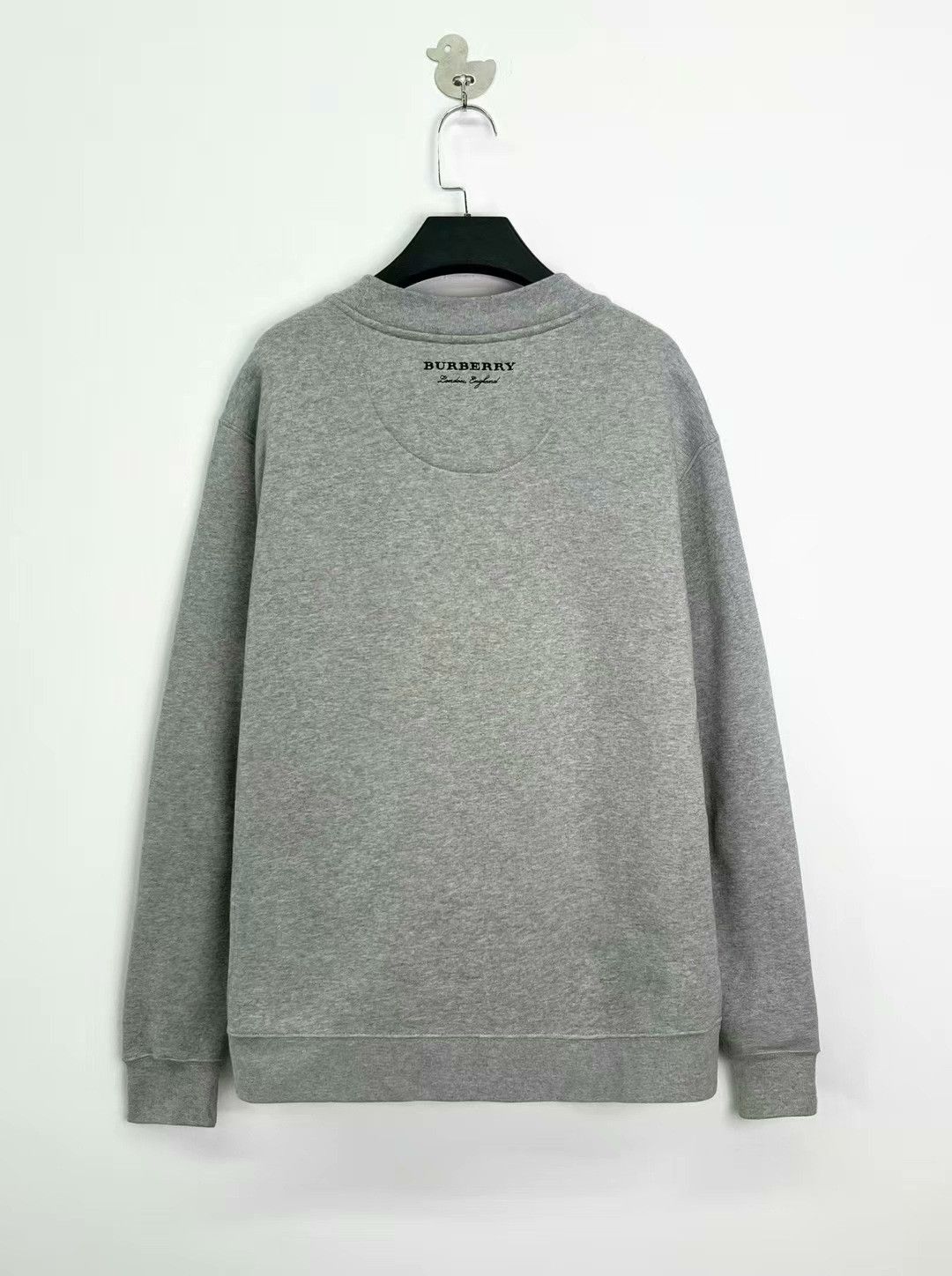Burberry burberry gray stripe logo sweatshirt for women Size US S / EU 44-46 / 1 - 2 Thumbnail
