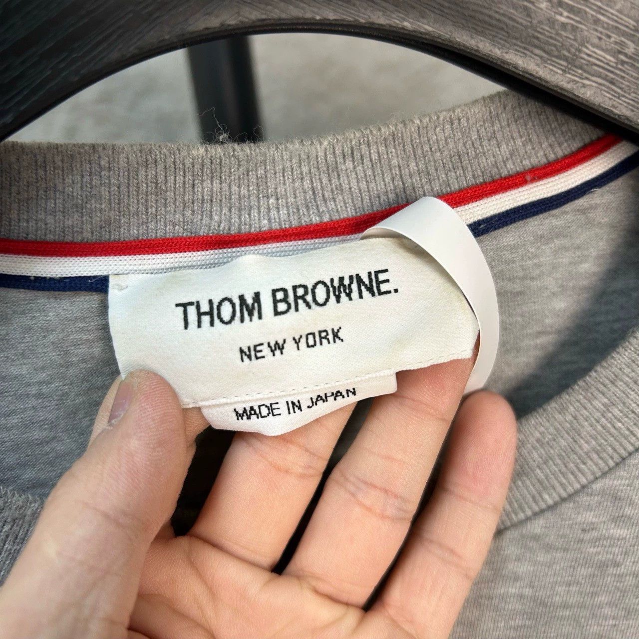 Thom Browne thom browne gray crewneck sweatshirt size 1 Size US S / EU 44-46 / 1 - 3 Thumbnail