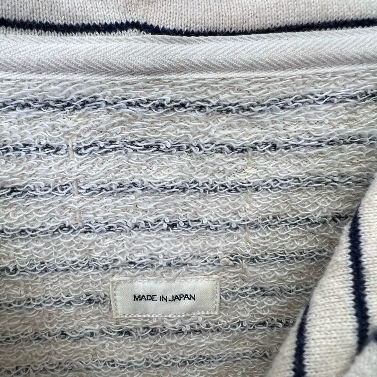 Visvim visvim black and white striped hooded sweatshirt Size US M / EU 48-50 / 2 - 3 Thumbnail