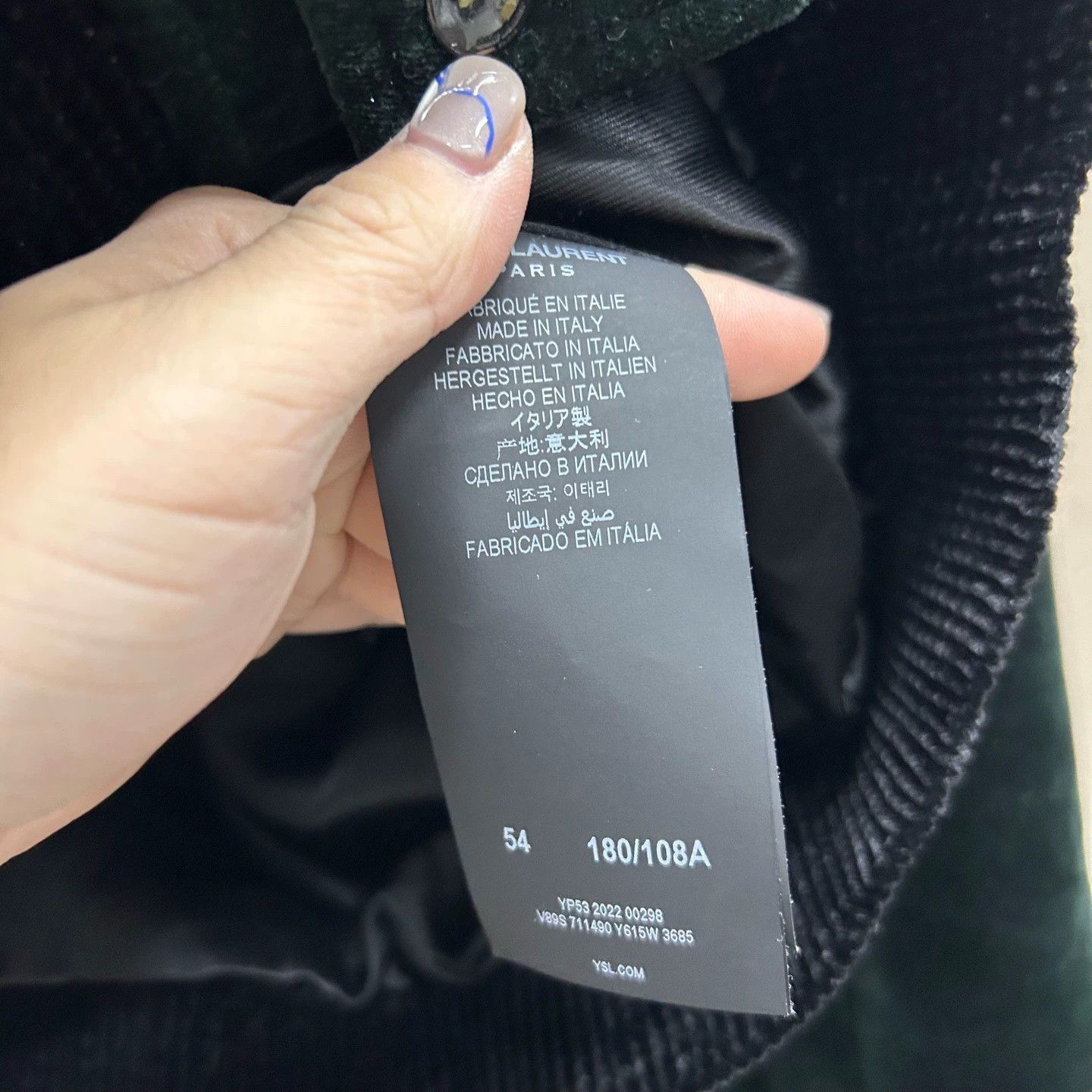 Saint Laurent Paris saint laurent green cotton baseball jacket Size US L / EU 52-54 / 3 - 4 Thumbnail