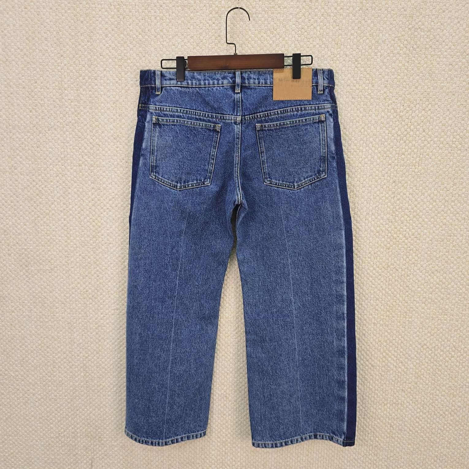 Balenciaga Balenciaga Color Block Denim Pants Size 38 Size US 38 / EU 54 - 2 Thumbnail
