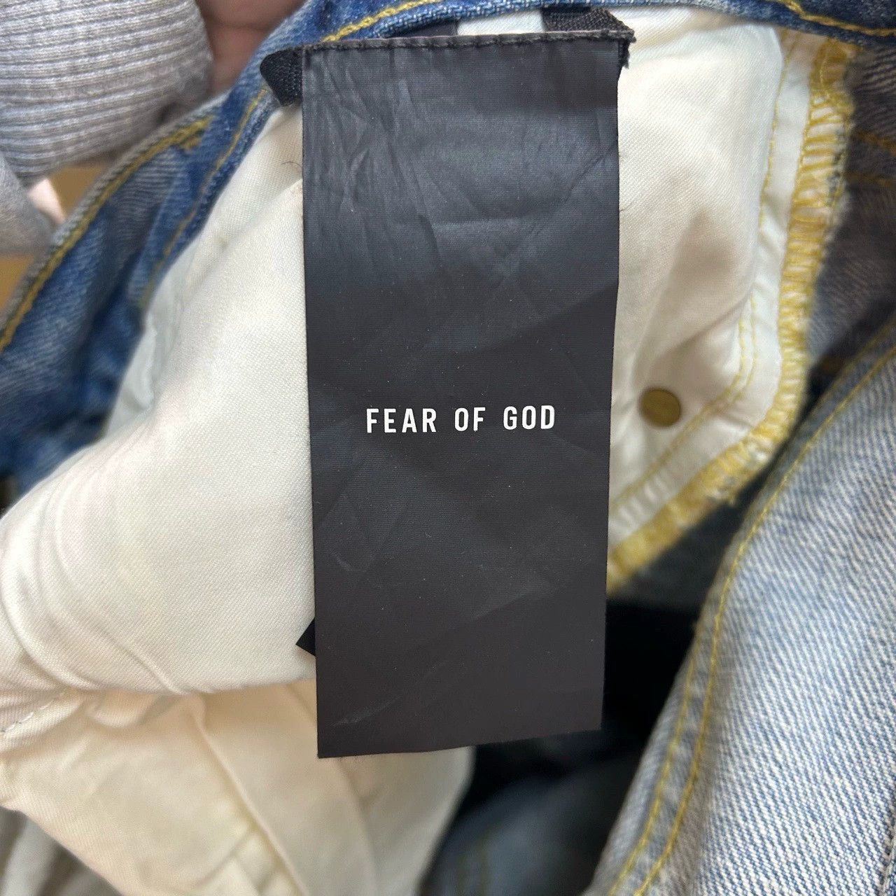 Fear of God fear of god distressed washed denim pants Size US 30 / EU 46 - 4 Thumbnail