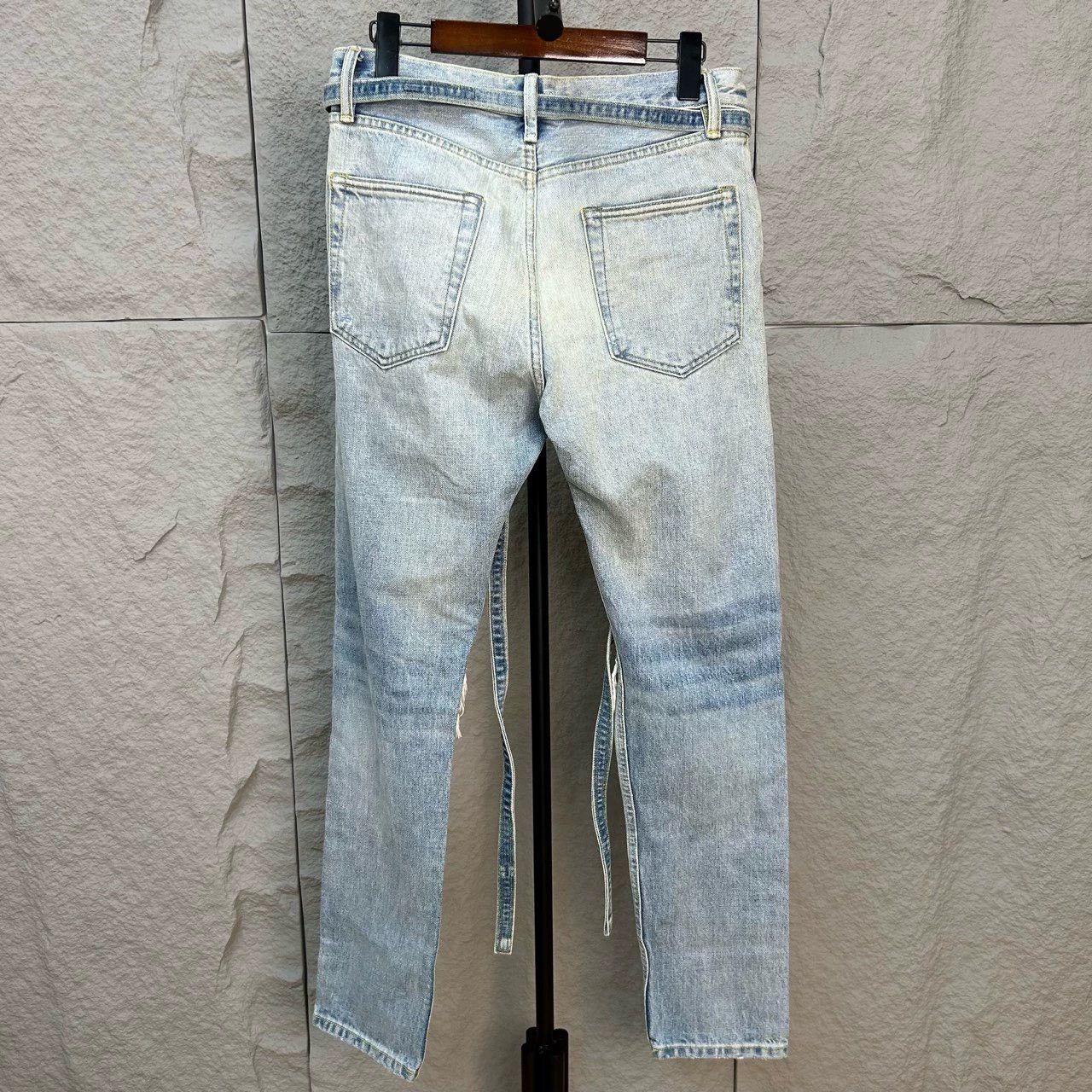 Fear of God fear of god distressed washed denim pants Size US 30 / EU 46 - 2 Thumbnail