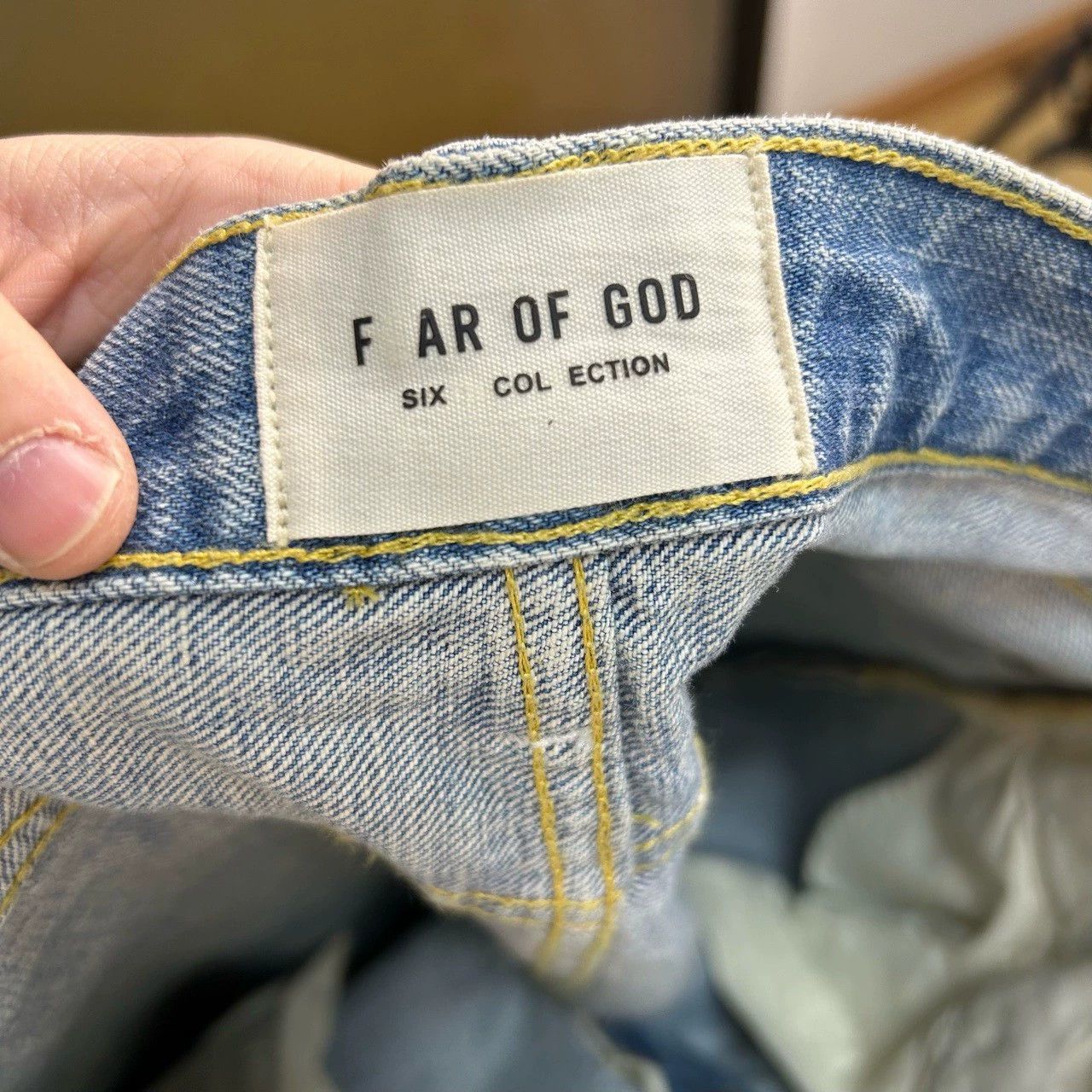 Fear of God fear of god distressed washed denim pants Size US 30 / EU 46 - 3 Thumbnail