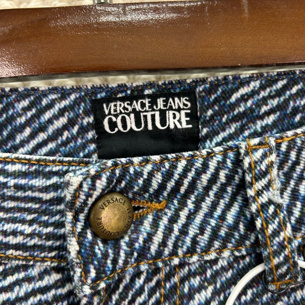 Versace versace blue washed denim pants size 36 Size US 36 / EU 52 - 3 Thumbnail