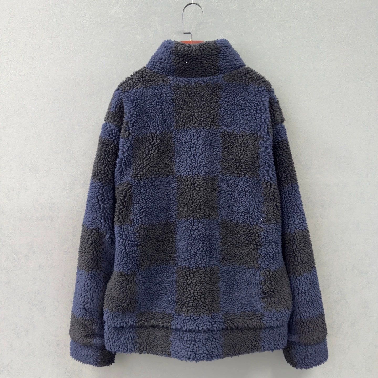 Louis Vuitton LV Blue and Black Checkerboard Coat Size US M / EU 48-50 / 2 - 2 Thumbnail