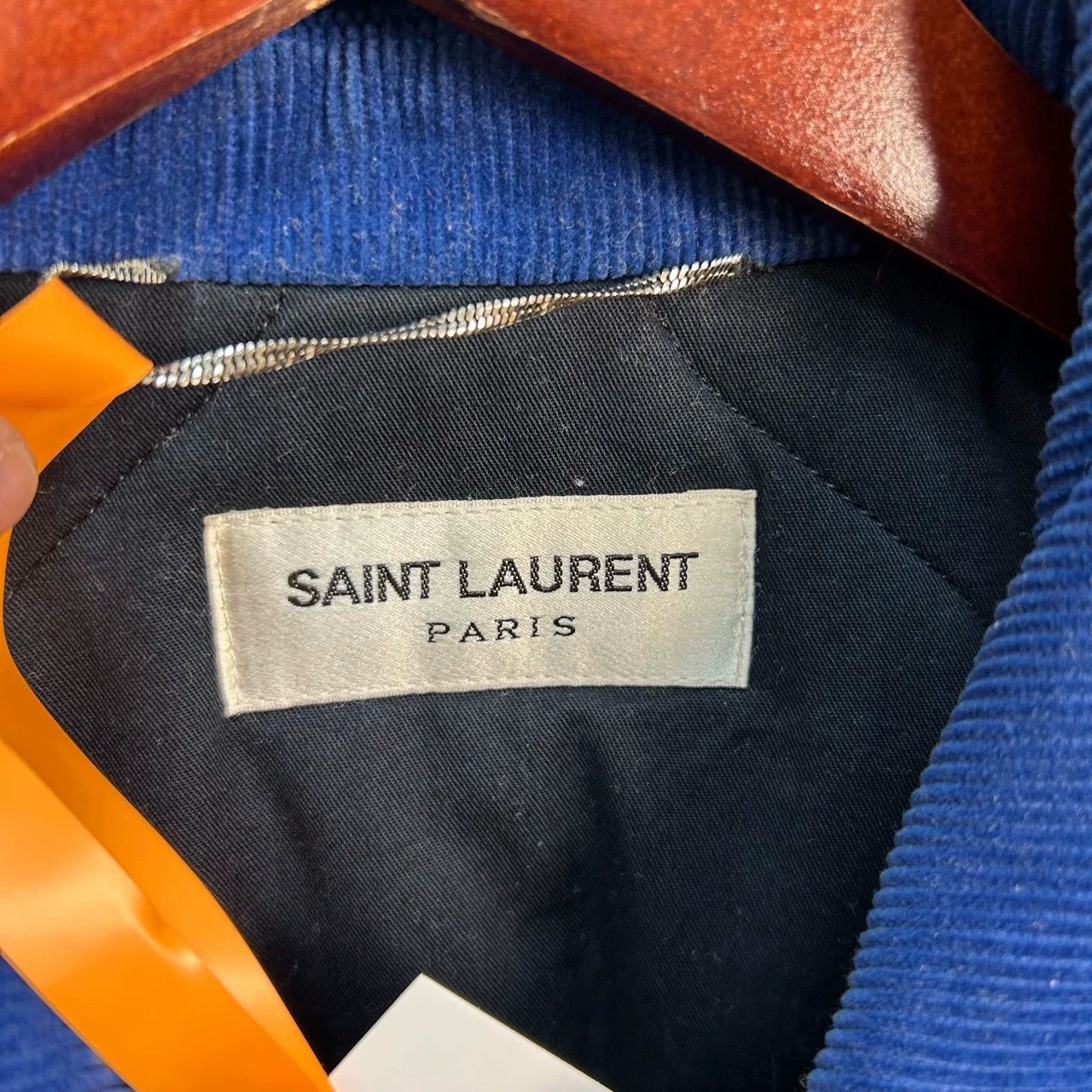 Saint Laurent Paris saint laurent blue corduroy baseball jacket Size US M / EU 48-50 / 2 - 3 Thumbnail