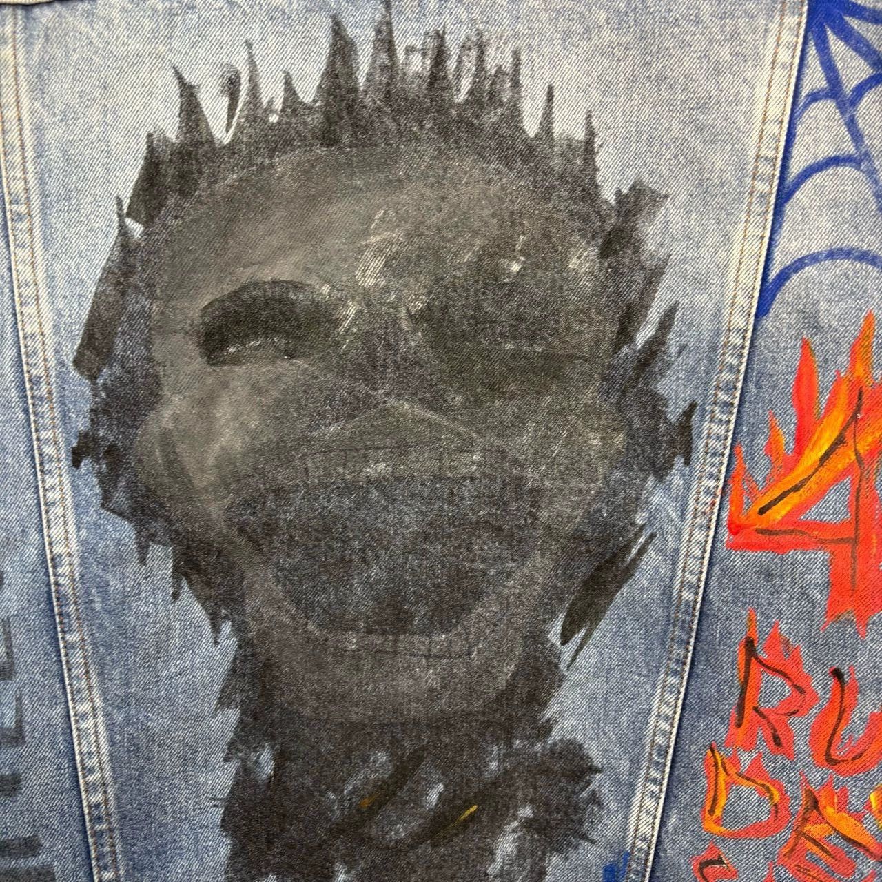 Balenciaga balenciaga graffiti print denim jacket Size US XS / EU 42 / 0 - 6 Thumbnail