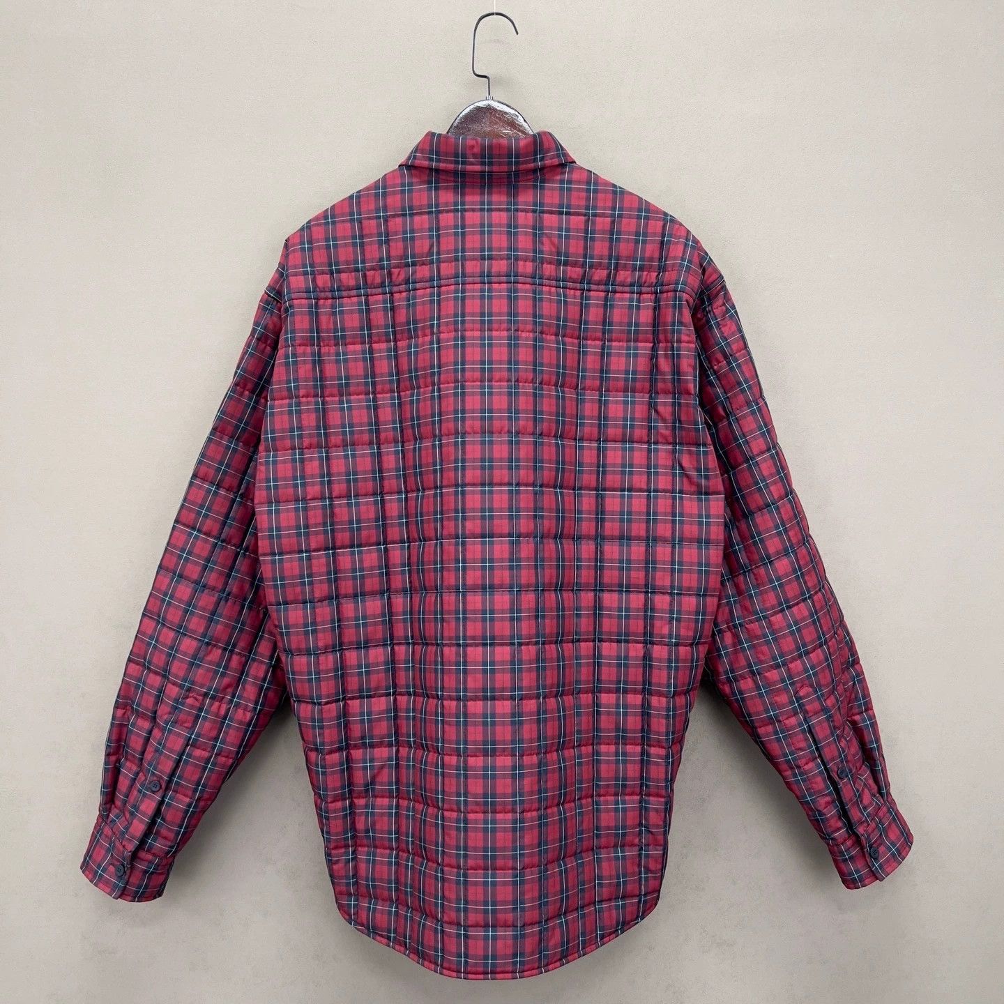 Balenciaga red and black checkered cotton shirt Size US L / EU 52-54 / 3 - 2 Thumbnail