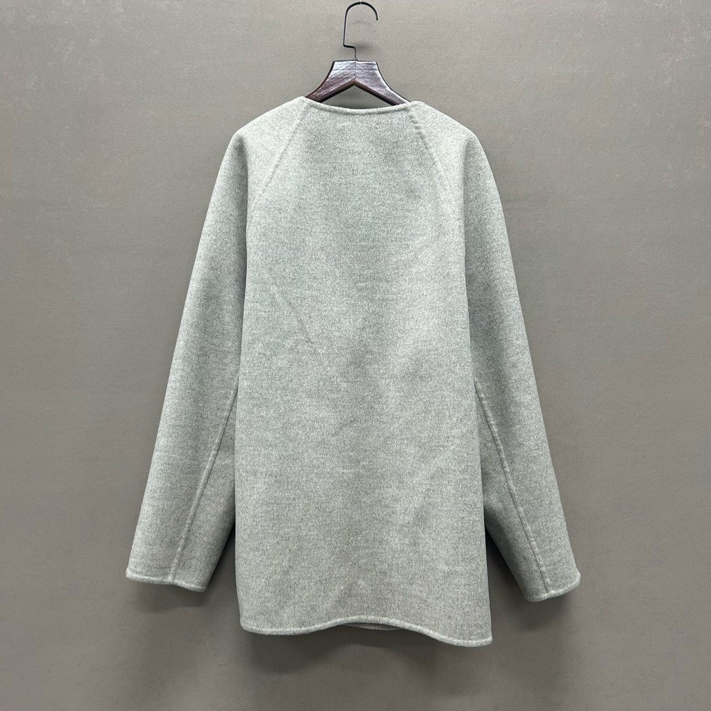 Bottega Veneta new wool double-sided coat in beige Size L / US 10 / IT 46 - 2 Thumbnail