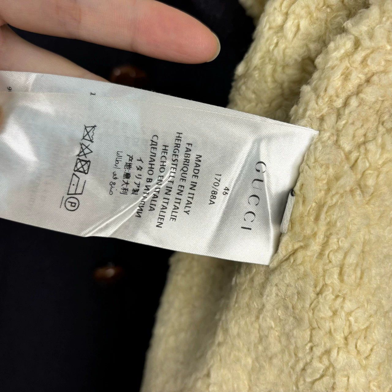 Gucci gucci black panther embroidered wool coat Size US L / EU 52-54 / 3 - 4 Thumbnail