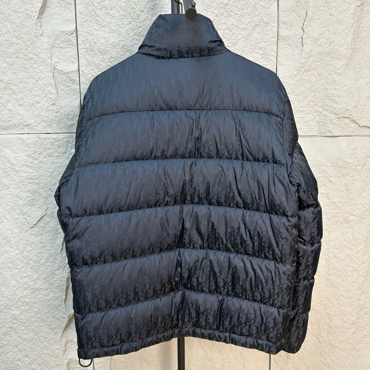 Dior dior black monogram puffer jacket Size US L / EU 52-54 / 3 - 2 Thumbnail