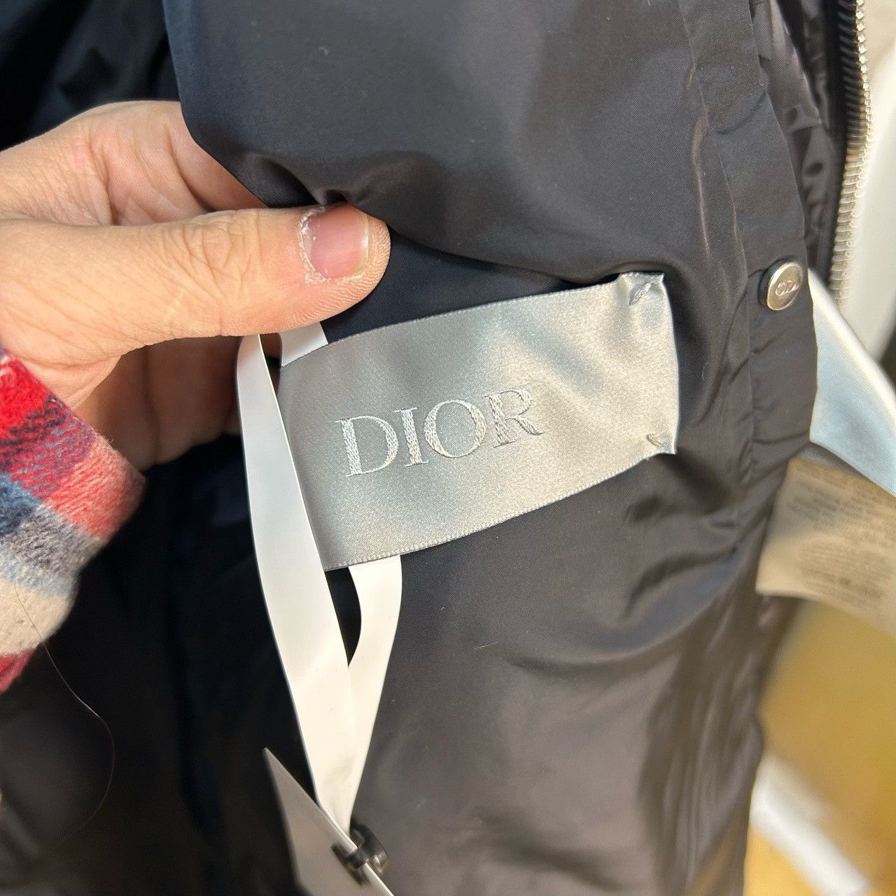 Dior dior black monogram puffer jacket Size US L / EU 52-54 / 3 - 3 Thumbnail