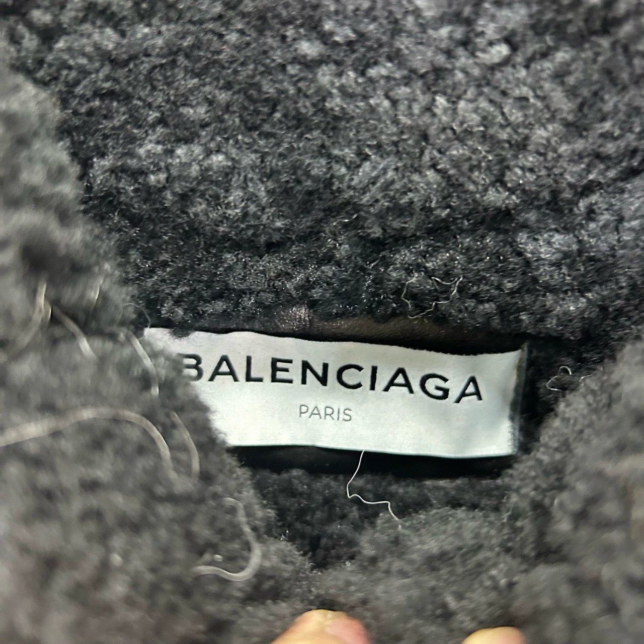 Balenciaga balenciaga black leather jacket with plush lining Size XS / US 0-2 / IT 36-38 - 3 Thumbnail