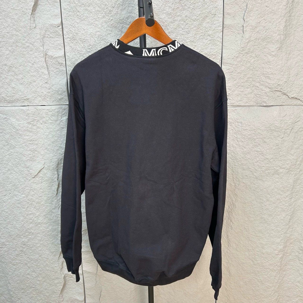 MCM MCM Black Logo Sweatshirt Size 165/84A Size US M / EU 48-50 / 2 - 2 Thumbnail