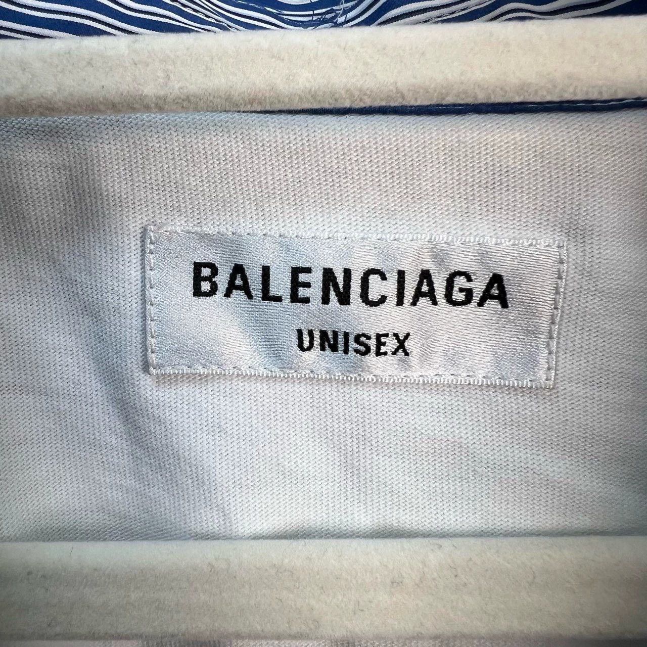Balenciaga balenciaga blue striped shirt with white underlayer Size US S / EU 44-46 / 1 - 3 Thumbnail