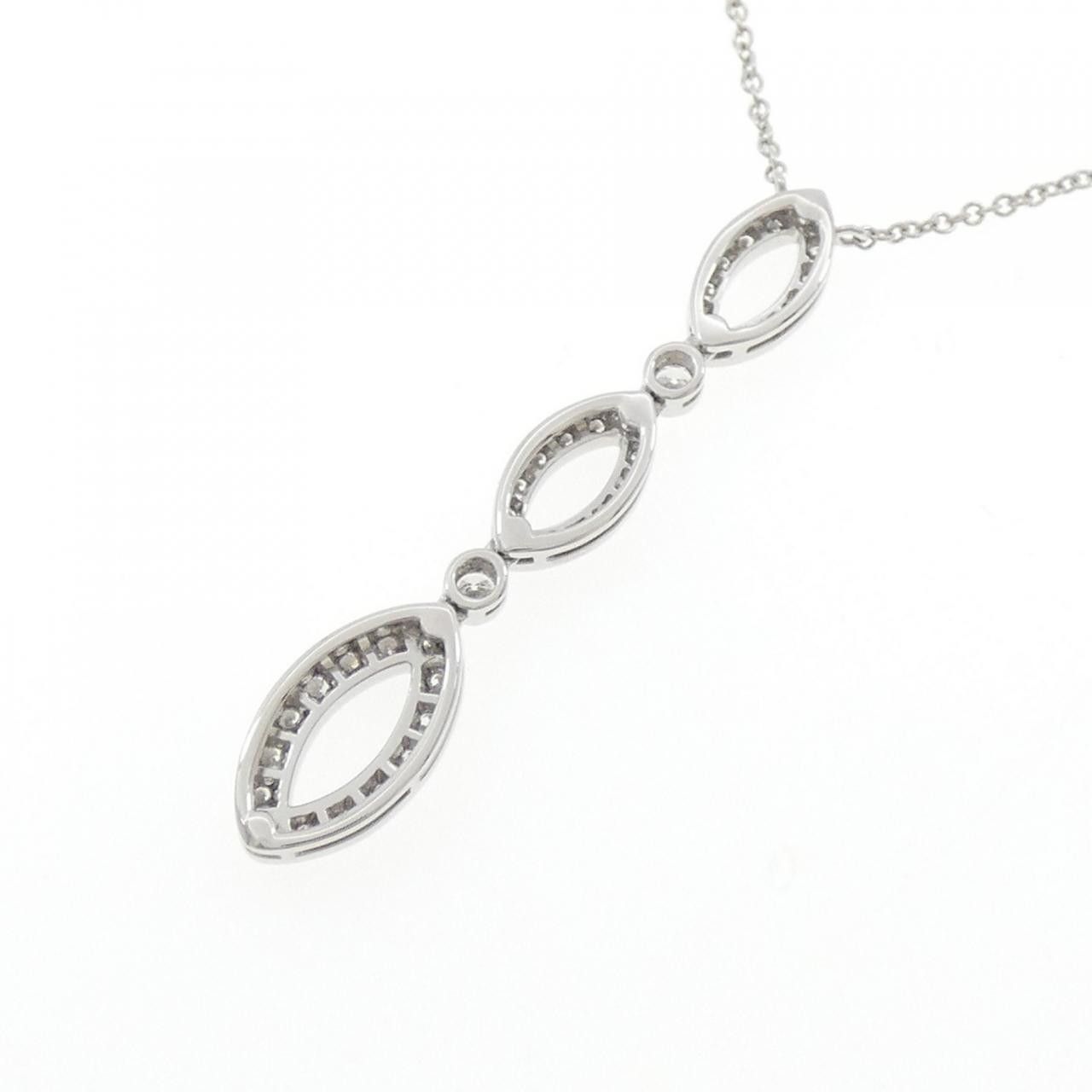 Tiffany & Co. Tiffany & Co. Tiffany Swing Platinum Diamond Necklace Metal Necklace DUTY FREE for USA Size ONE SIZE - 4 Thumbnail