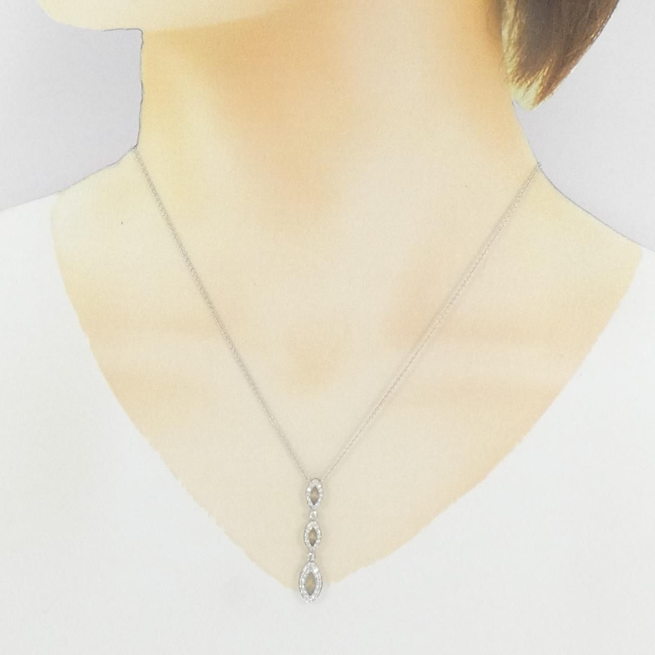 Tiffany & Co. Tiffany & Co. Tiffany Swing Platinum Diamond Necklace Metal Necklace DUTY FREE for USA Size ONE SIZE - 6 Thumbnail
