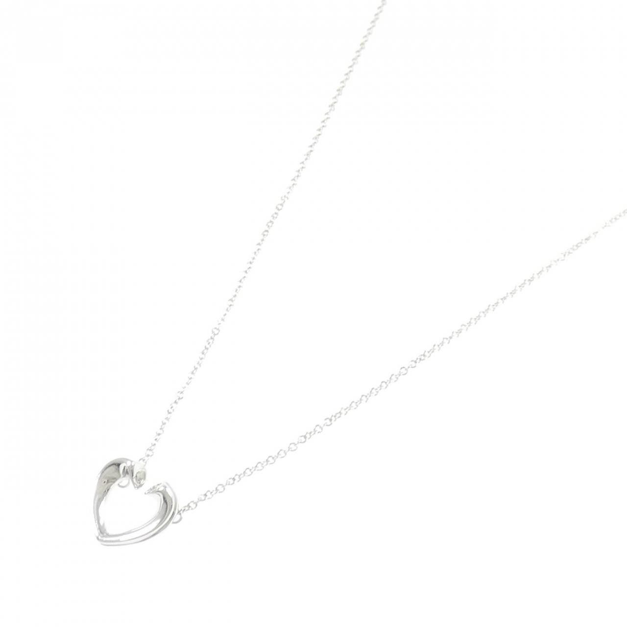 Tiffany & Co. Tiffany & Co. Tiffany Tenderness 750 White Gold Diamond Necklace Calfskin Necklace DUTY FREE for USA Size ONE SIZE - 2 Thumbnail