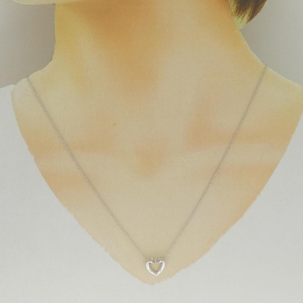 Tiffany & Co. Tiffany & Co. Tiffany Tenderness 750 White Gold Diamond Necklace Calfskin Necklace DUTY FREE for USA Size ONE SIZE - 6 Thumbnail