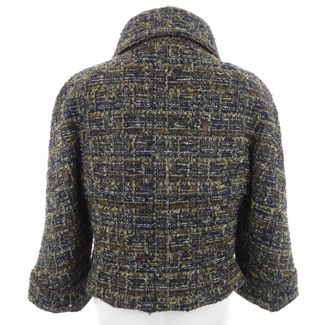Chanel Chanel Chanel Cashmere Blend Jacket Others Outerwear P59599V45187 DUTY FREE for USA Size ONE SIZE - 2 Thumbnail