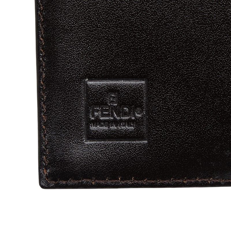 Fendi Fendi Zucca Canvas Trifold Wallet Canvas Short Wallet 8M0011 DUTY FREE for USA