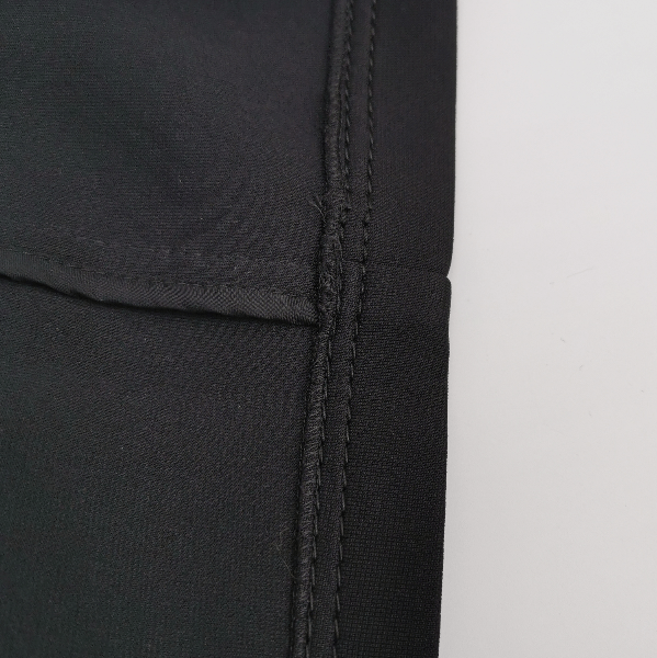 Prada Prada Black Short Sleeve Blouse with Ruffle 0089 Size S / US 4 / IT 40 - 5 Thumbnail