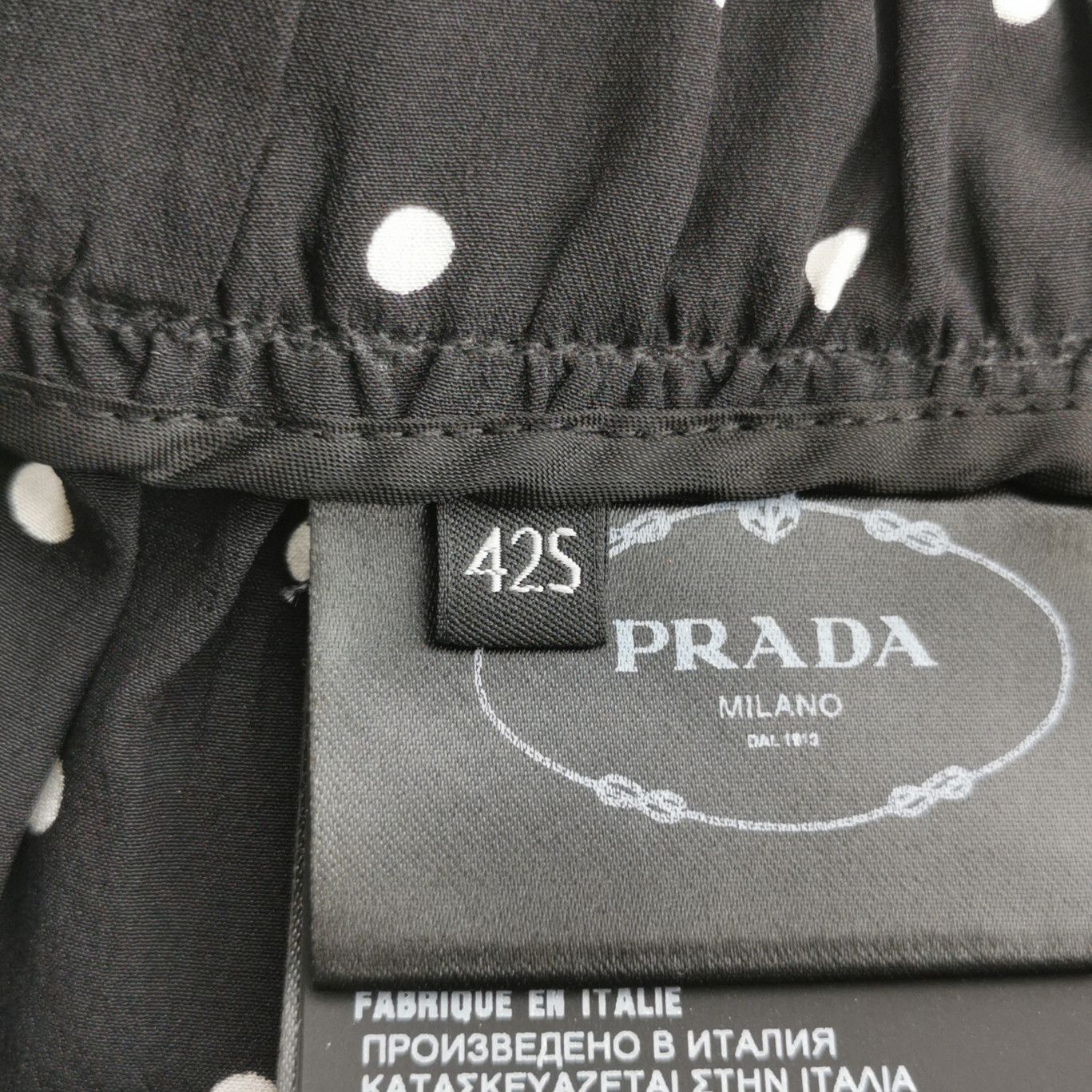 Prada Prada Color-Blocked Silk Trousers Size 42 0089 Size 42" / US 20 - 5 Thumbnail