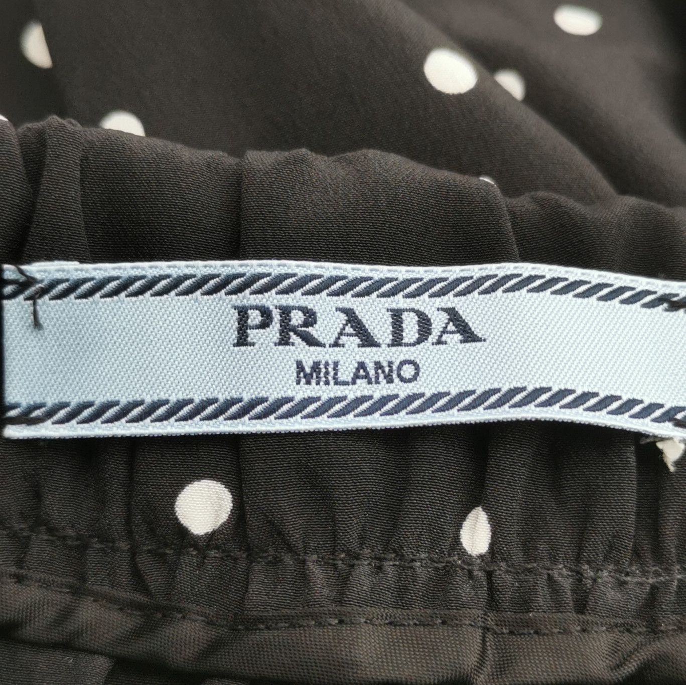 Prada Prada Color-Blocked Silk Trousers Size 42 0089 Size 42" / US 20 - 4 Thumbnail