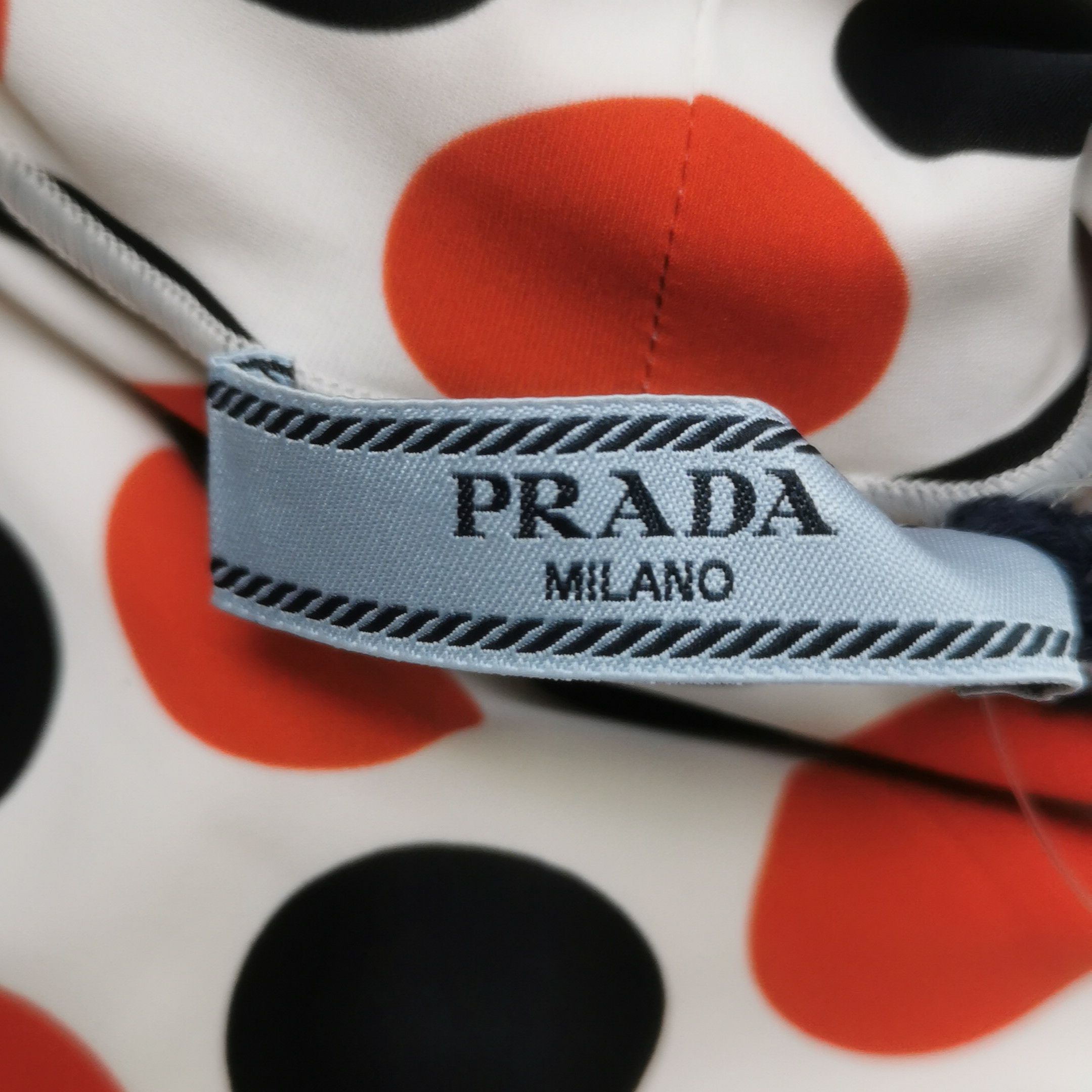 Prada Prada Colorful Polka Dot High Neck Long Sleeve Top 0089 Size M / US 6-8 / IT 42-44 - 5 Thumbnail