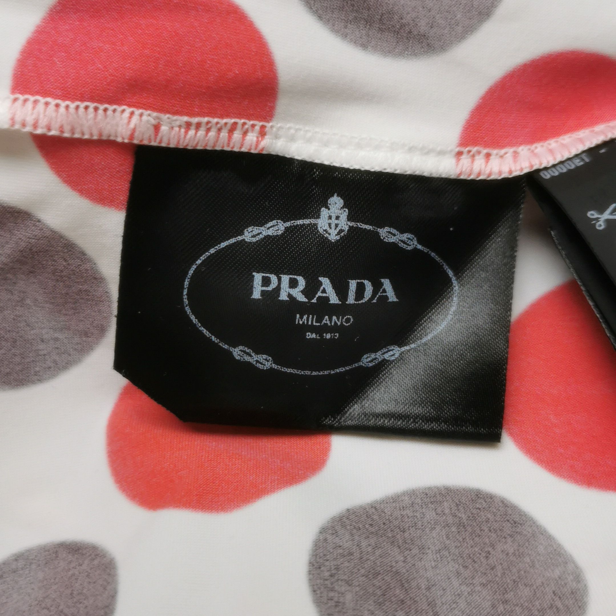 Prada Prada Colorful Polka Dot High Neck Long Sleeve Top 0089 Size M / US 6-8 / IT 42-44 - 8 Thumbnail