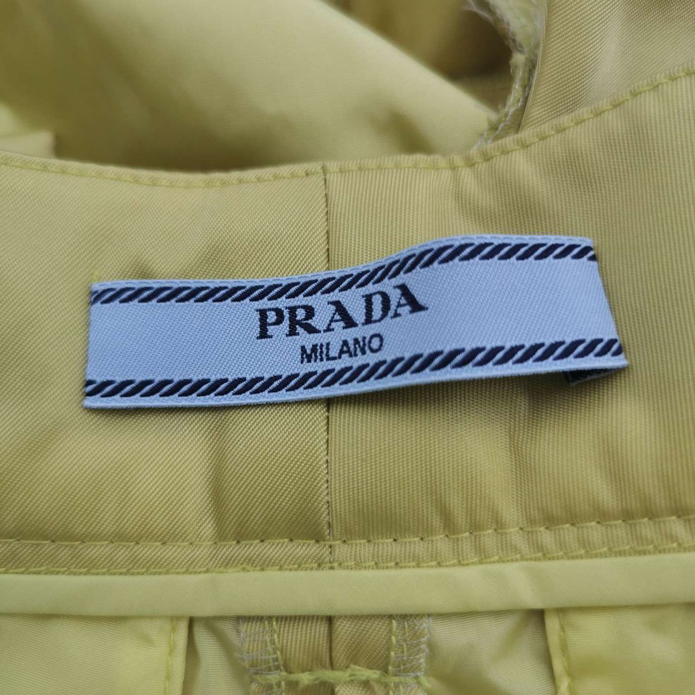 Prada Prada Yellow Belted Shorts Size 40 0089 Size 40" / US 18 - 5 Thumbnail