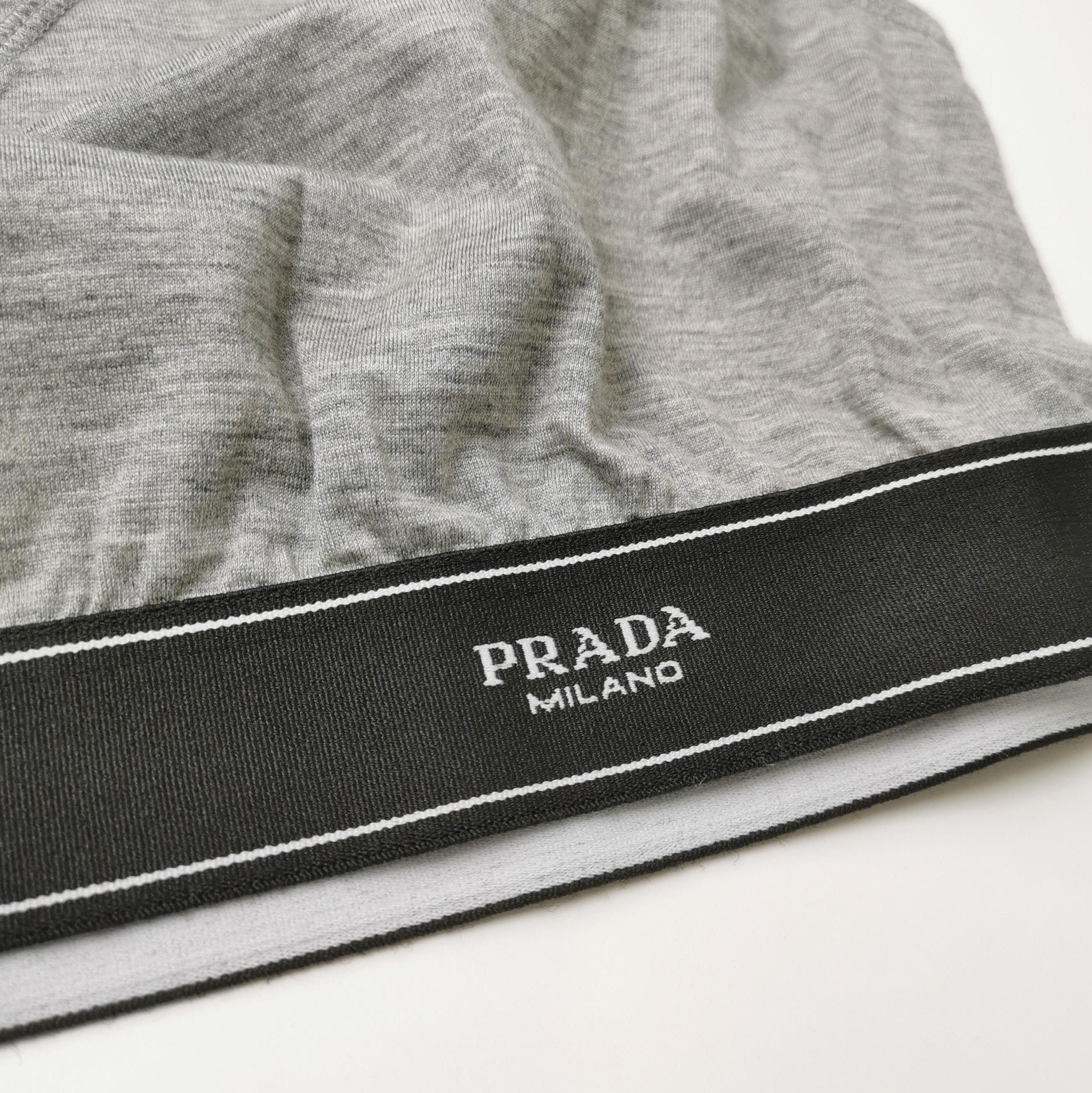 Prada Prada Color-Blocked Logo Viscose Blend Tank Top 0089 Size L / US 10 / IT 46 - 3 Thumbnail