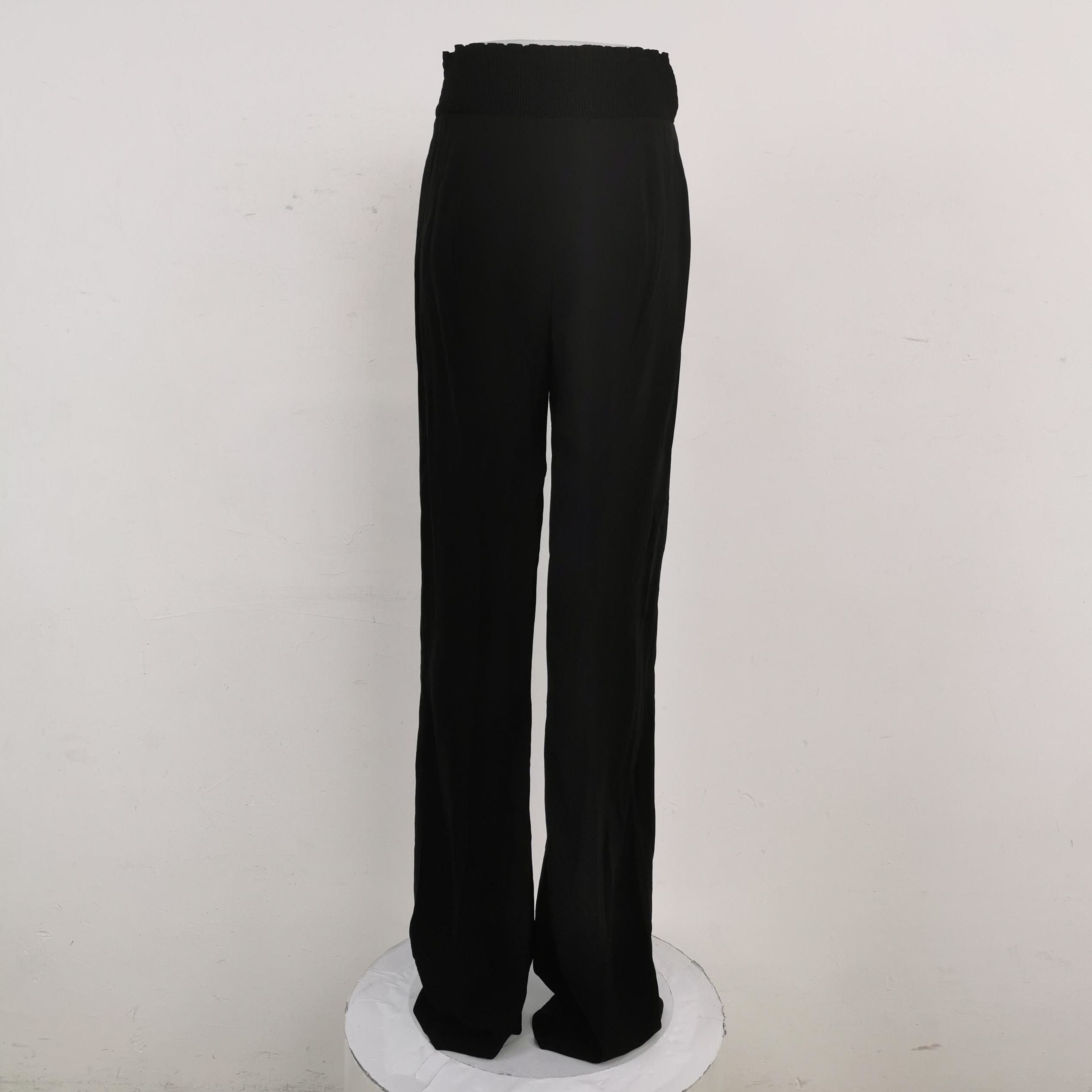 Prada Prada Black Straight Leg Trousers 0089 Size 38" / US 16 / IT 52 - 2 Thumbnail