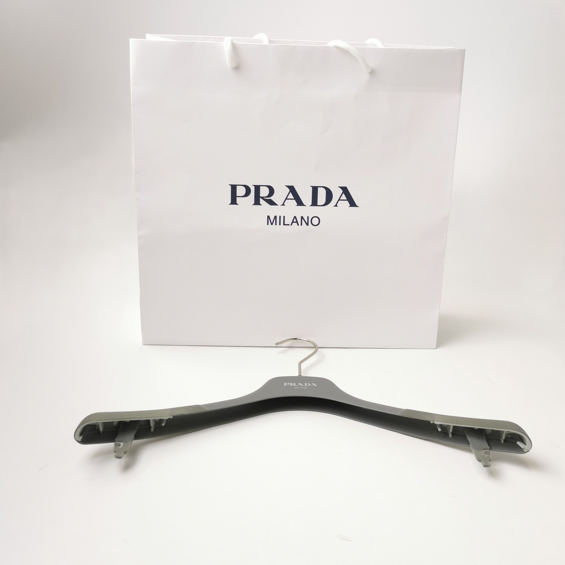Prada Prada White Cotton Long Sleeve Shirt with Tie 0089 Size S / US 4 / IT 40 - 3 Thumbnail