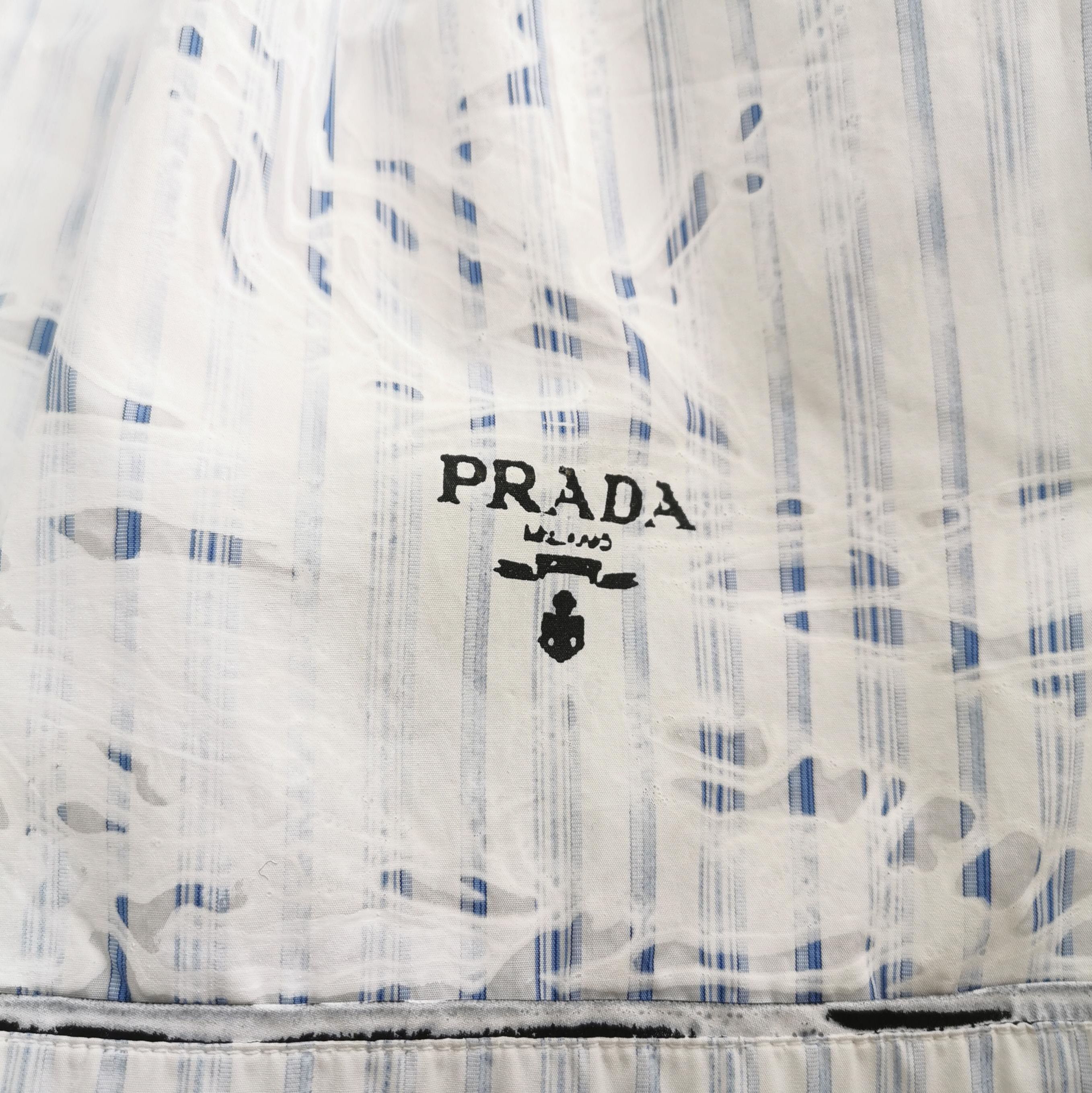 Prada Prada Colorful Logo Cotton Shorts Size 40 0089 Size 40" / US 18 - 3 Thumbnail