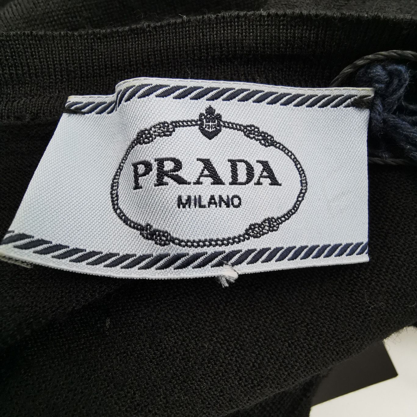 Prada Prada Logo Knit Sweater in Black Color 0089 Size S / US 4 / IT 40 - 5 Thumbnail