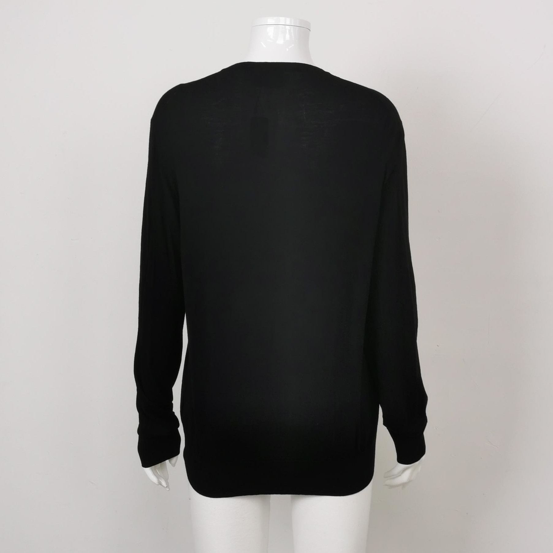 Prada Prada Logo Knit Sweater in Black Color 0089 Size S / US 4 / IT 40 - 2 Thumbnail