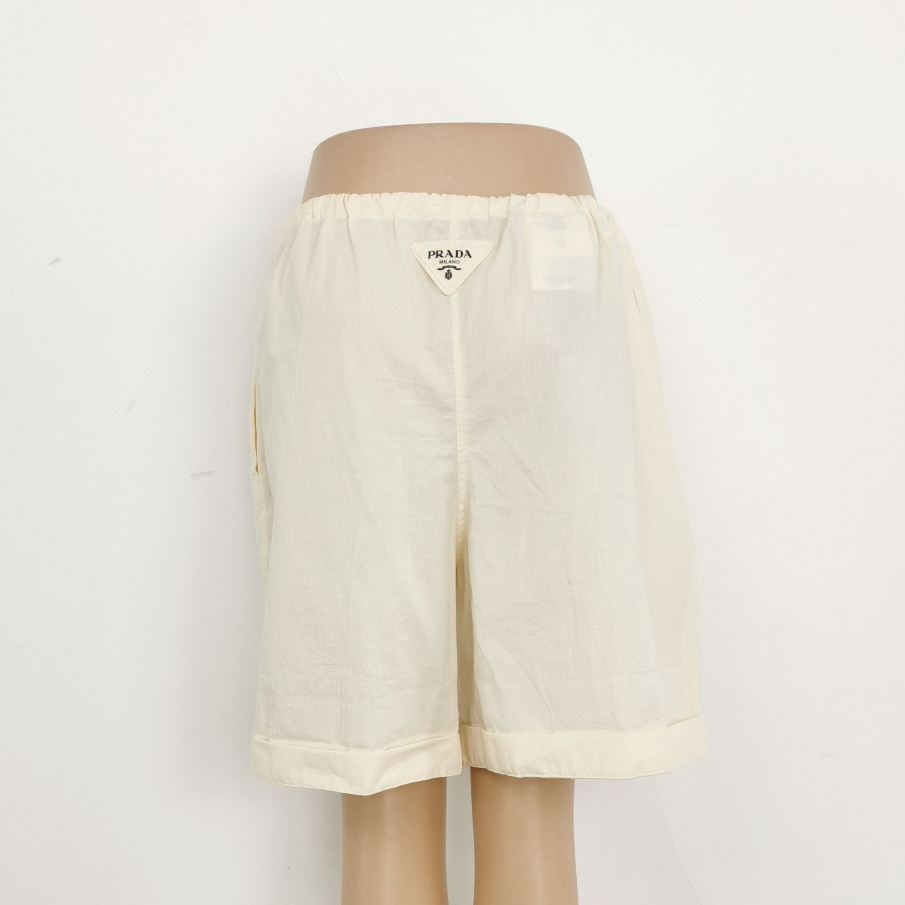 Prada Prada Mermaid Graphic Cotton Shorts 0089 Size 36" / US 14 / IT 50 - 2 Thumbnail