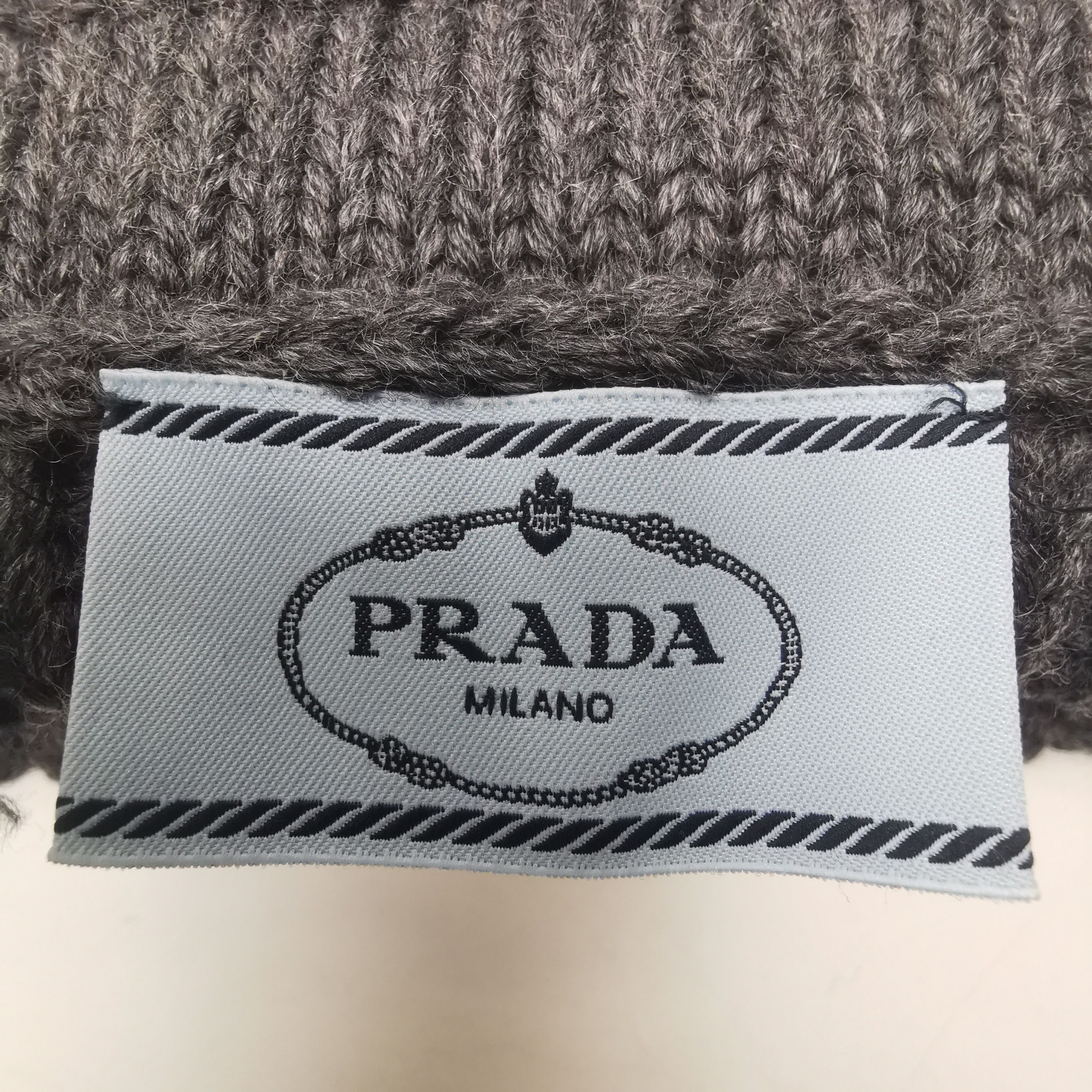 Prada Prada Contrast Wool Skirt 0089 Size 40" / US 18 - 4 Thumbnail
