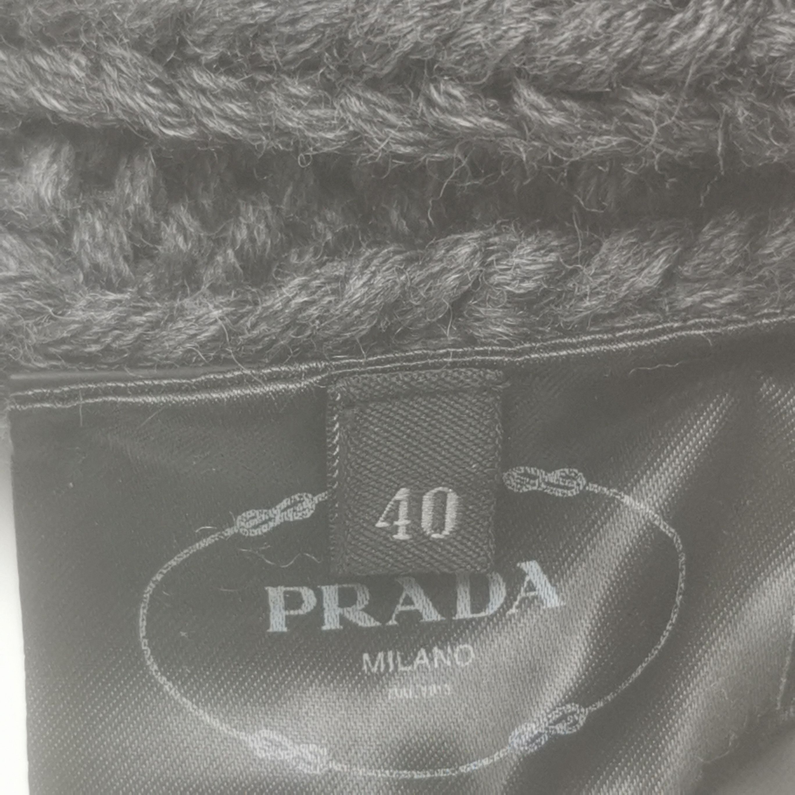 Prada Prada Contrast Wool Skirt 0089 Size 40" / US 18 - 5 Thumbnail