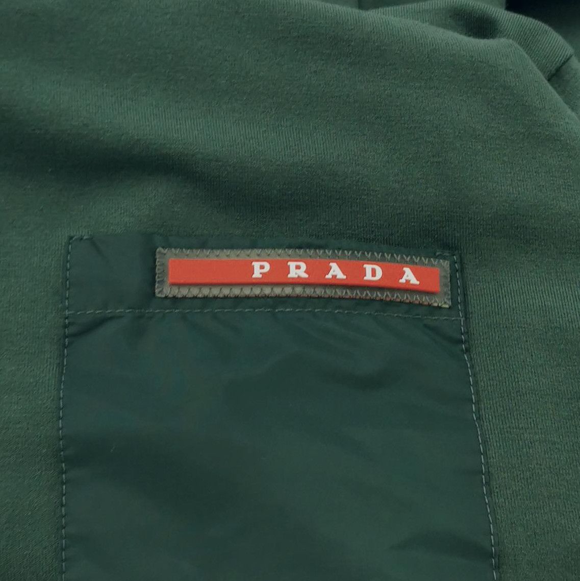 Prada Prada Logo Long Sleeve Polo Shirt 0089 Size XL / US 12-14 / IT 48-50 - 3 Thumbnail