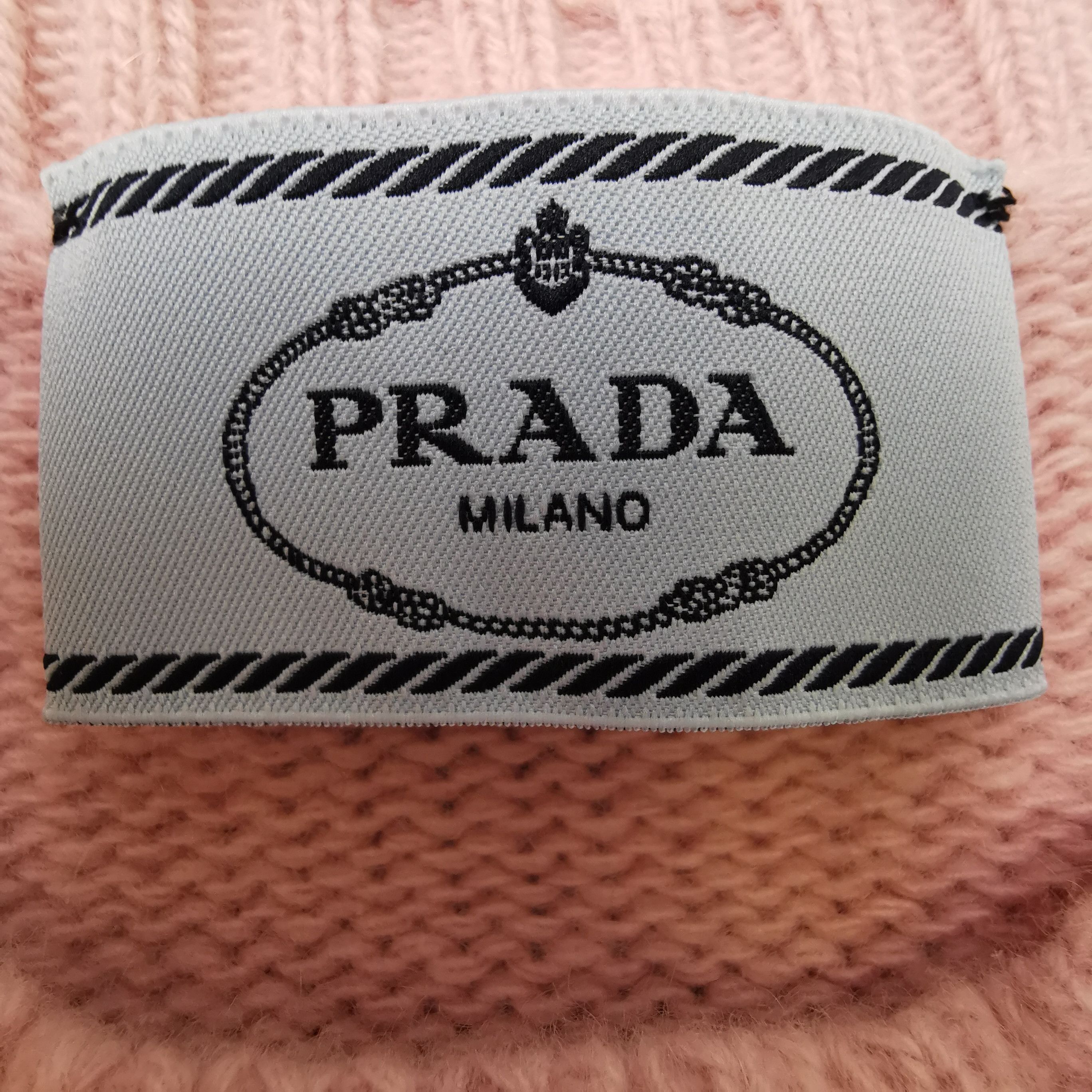 Prada Prada Wool Blend Robot Sweater in Pink 0089 Size S / US 4 / IT 40 - 4 Thumbnail