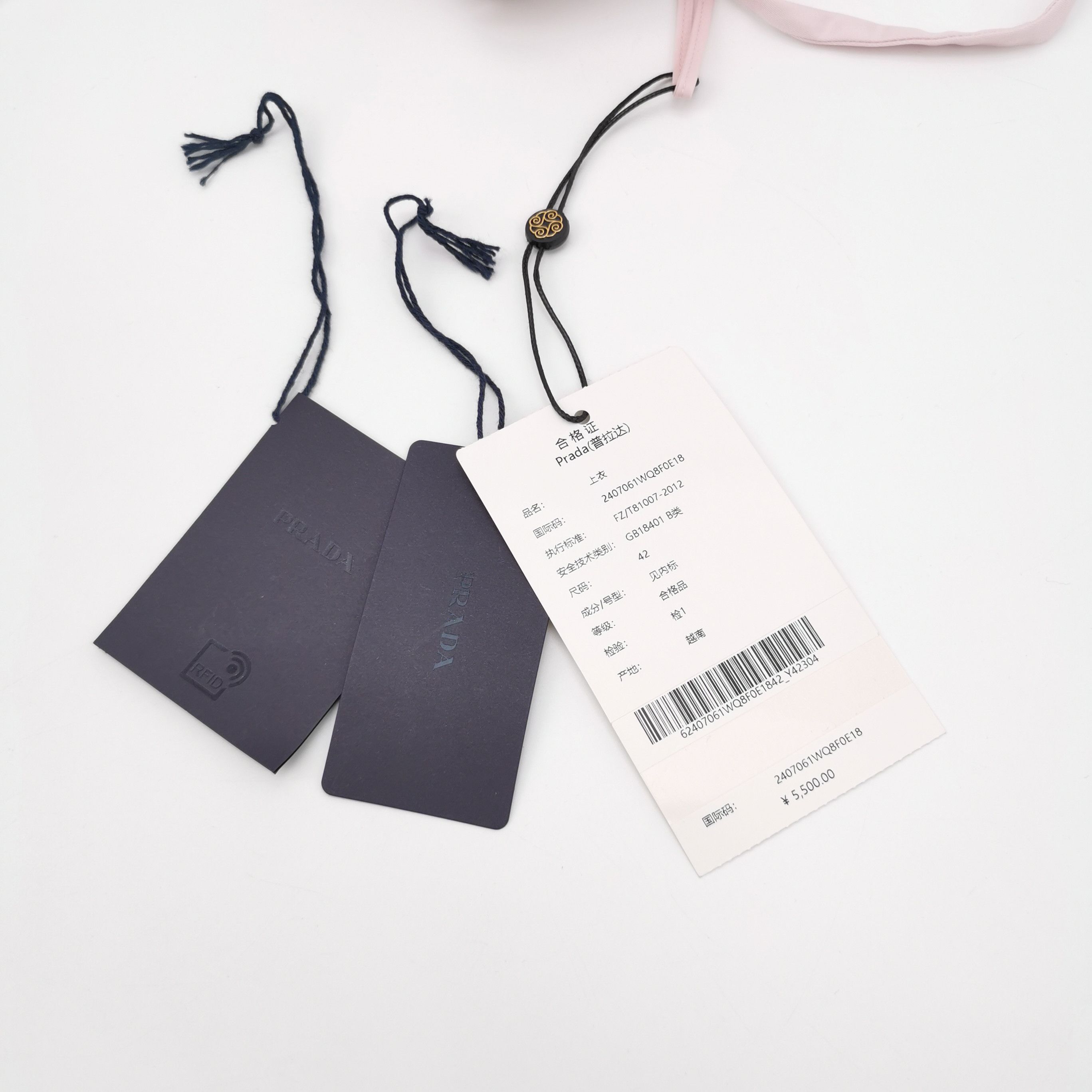 Prada Prada Triangle Logo Crop Top in Soft Pink 0089 Size L / US 10 / IT 46 - 5 Thumbnail