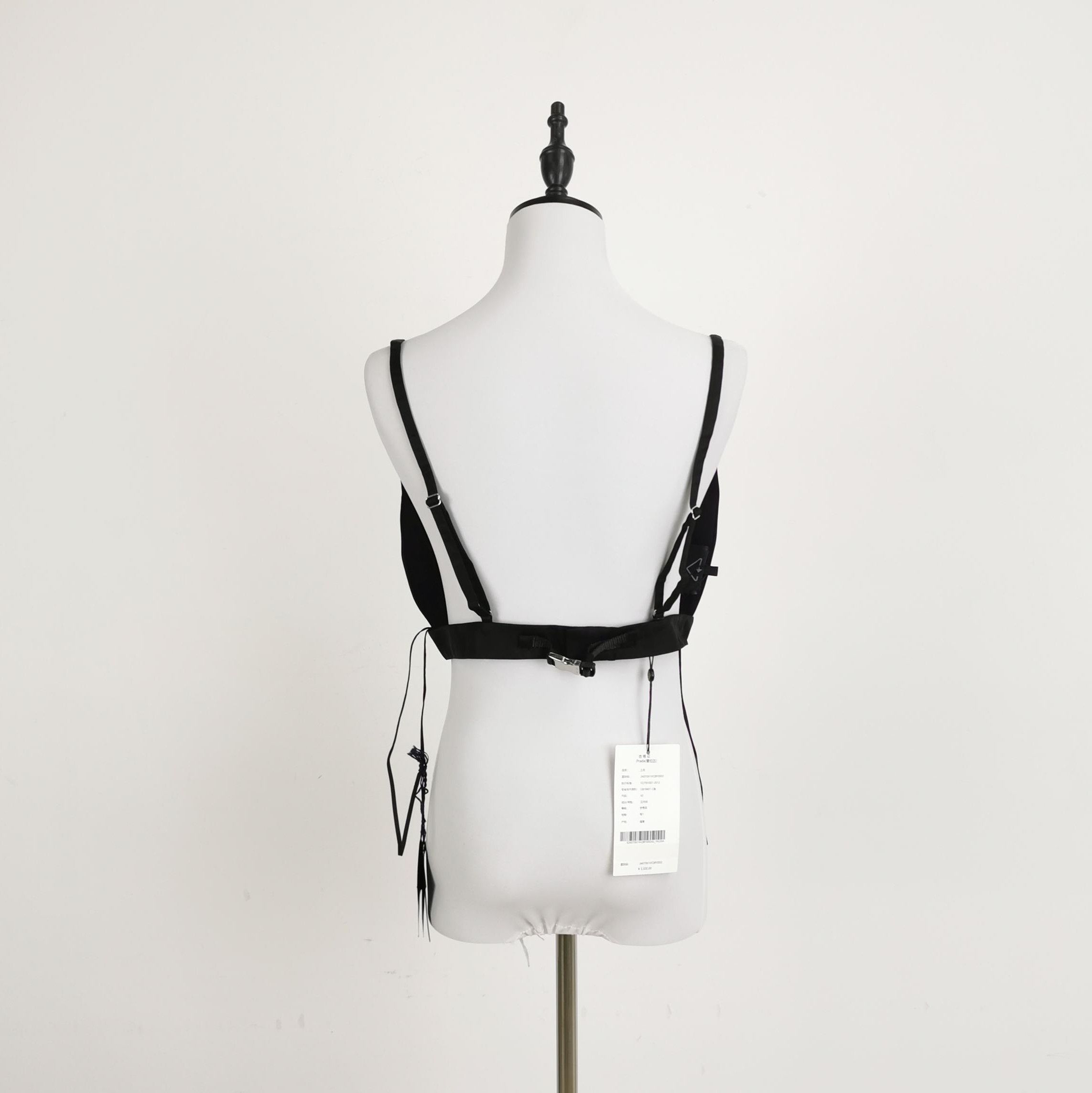 Prada Prada Black Triangle Logo Vest Size 42 0089 Size L / US 10 / IT 46 - 3 Thumbnail