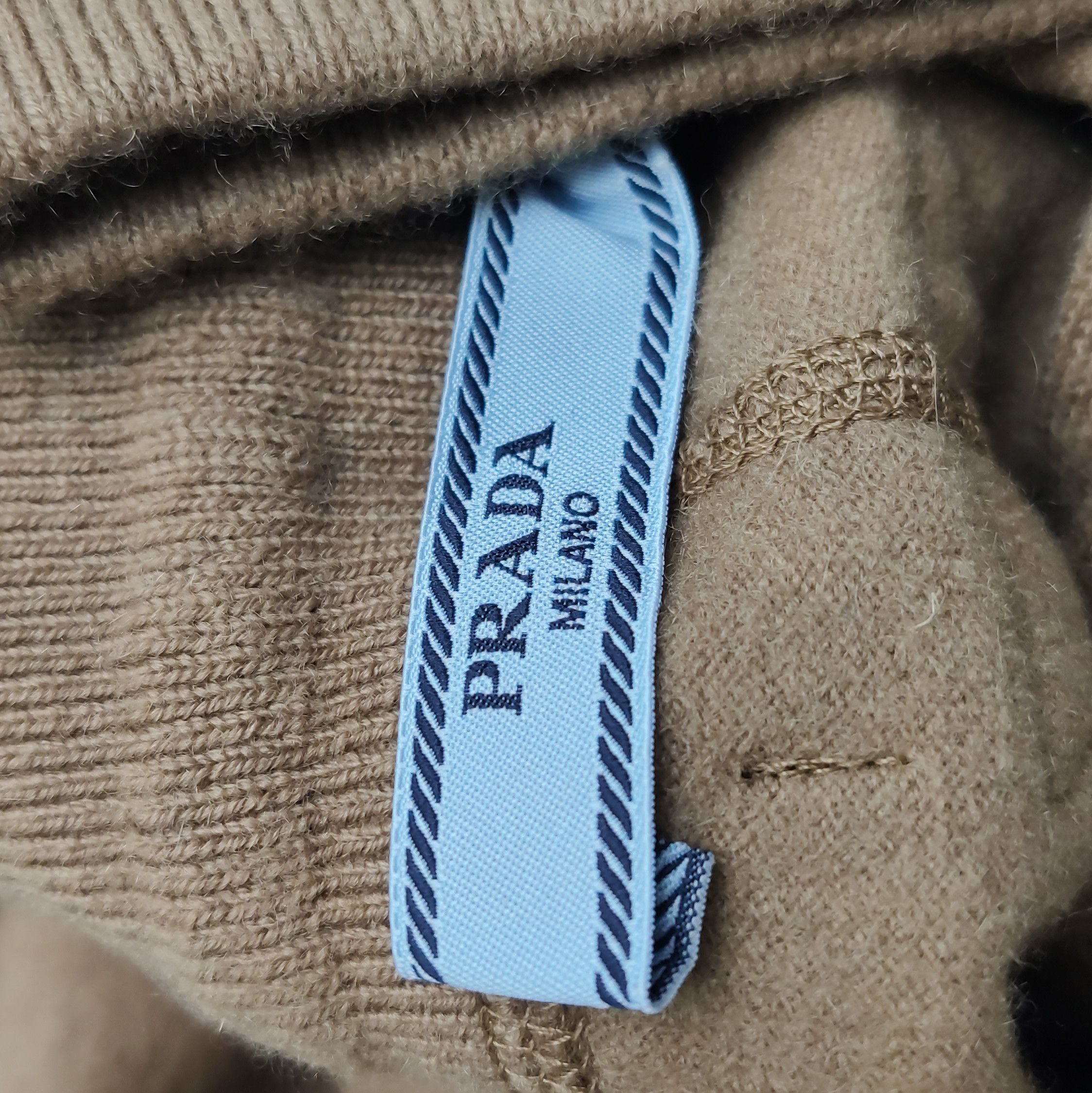 Prada Prada Wool Cashmere Blend Logo Pants 0089 Size 36" / US 14 / IT 50 - 5 Thumbnail