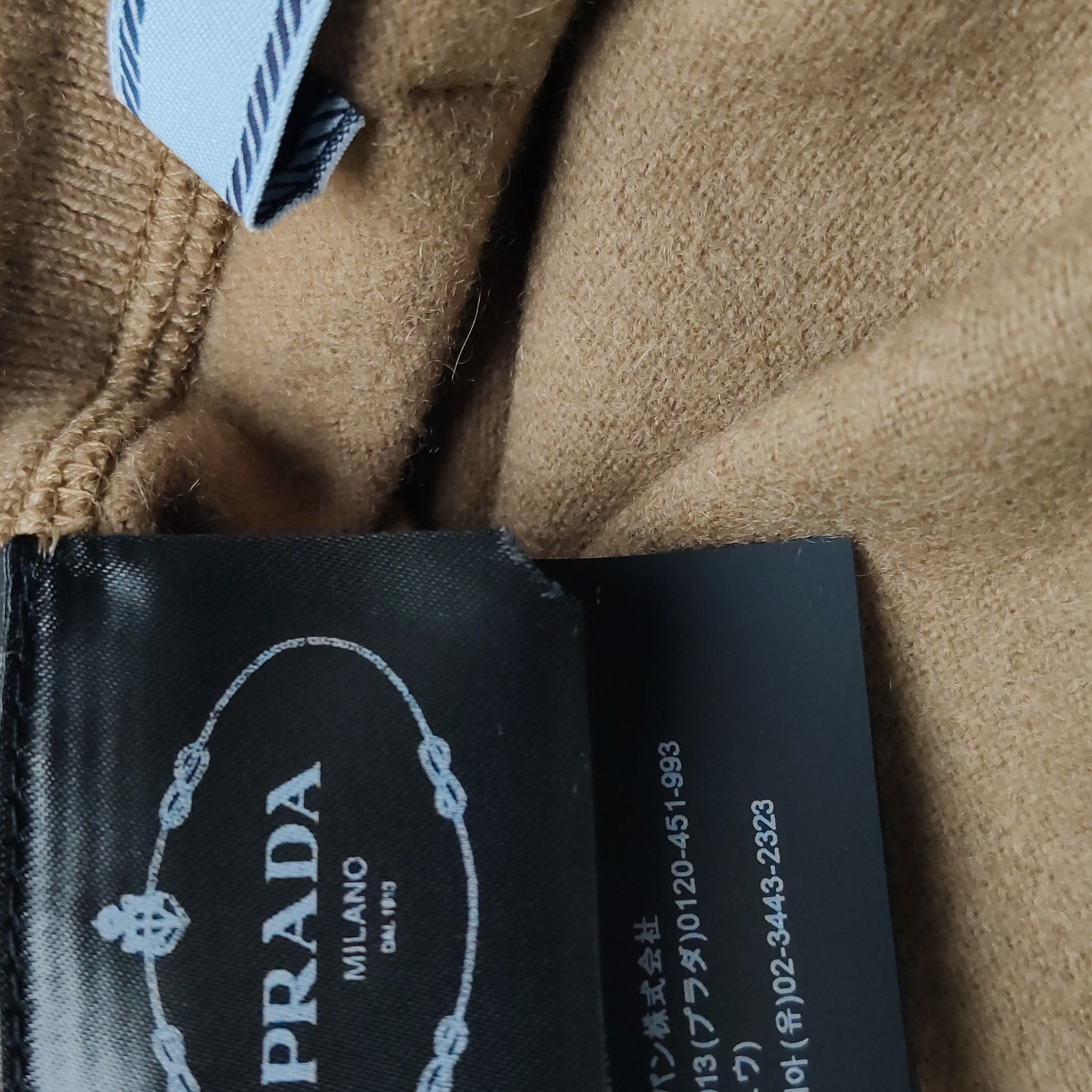 Prada Prada Wool Cashmere Blend Logo Pants 0089 Size 36" / US 14 / IT 50 - 8 Thumbnail