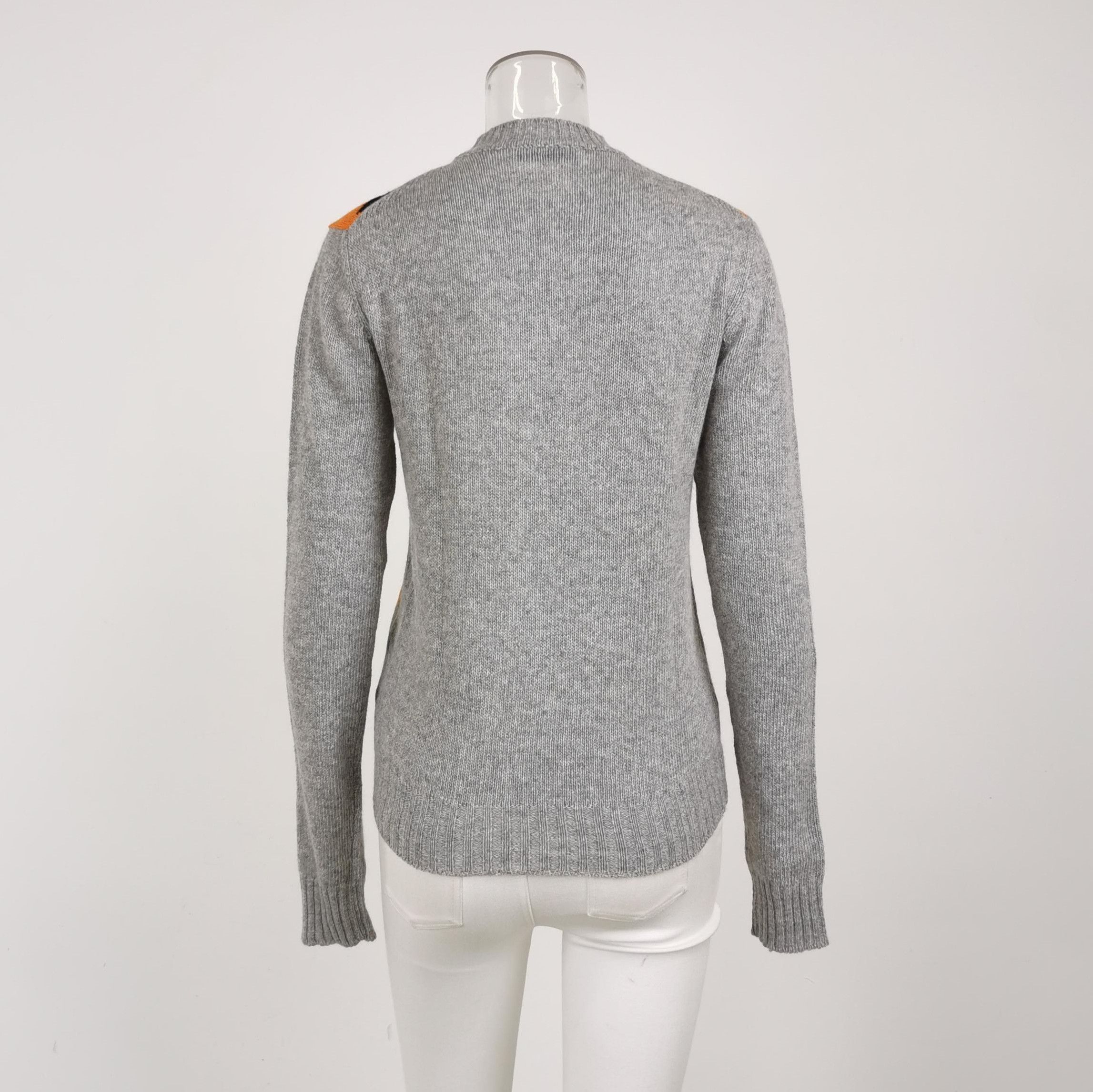 Prada Prada Colorful Knit Sweater with Zigzag Design 0089 Size L / US 10 / IT 46 - 3 Thumbnail